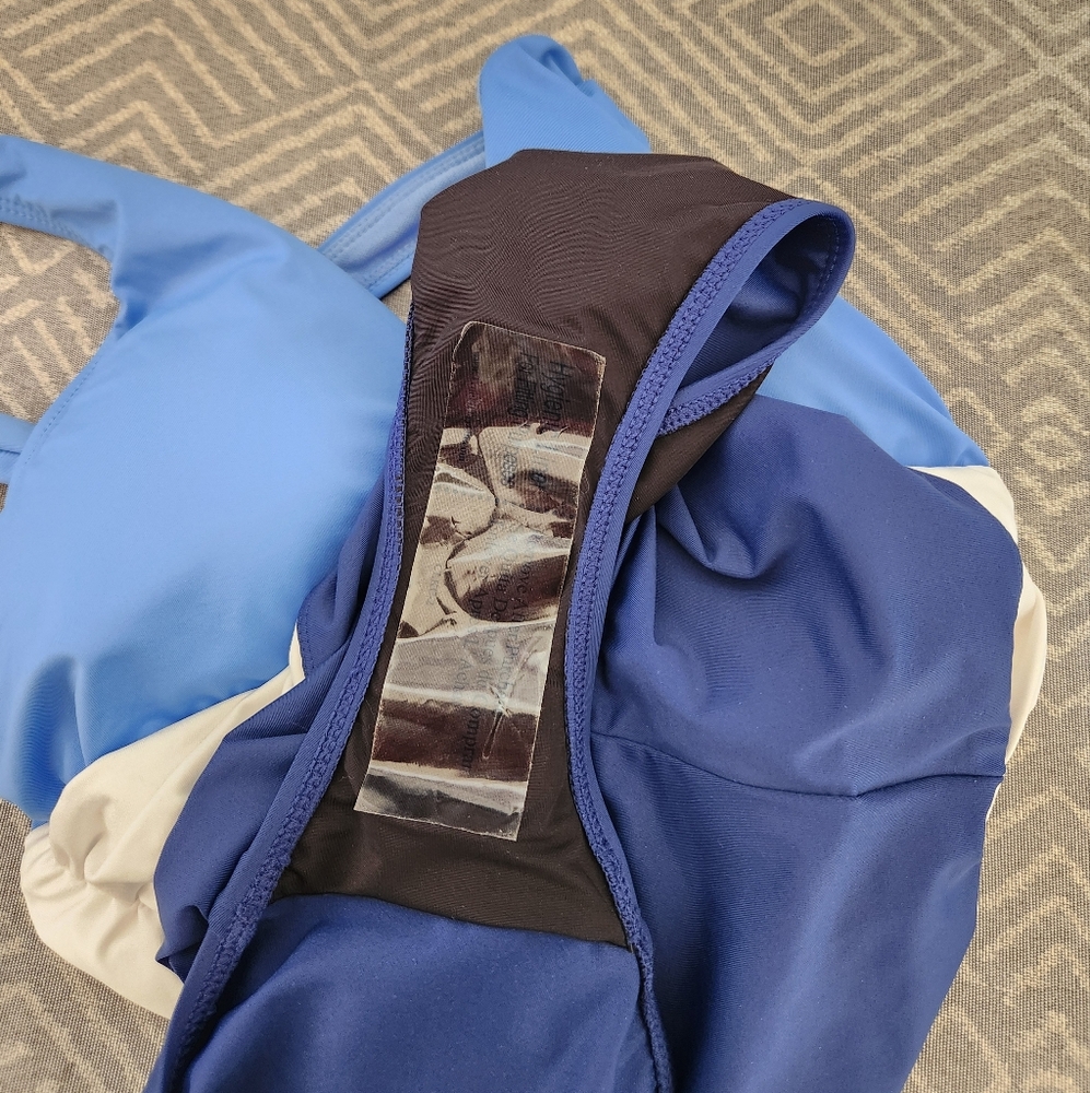 Ralph Lauren Blue and White One-Piece Swimsuit - Picture 13 of 13